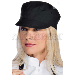 ISACCO CAPPELLO SAM NERO 65% POLYESTER  35% COTTON