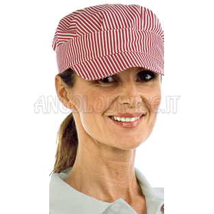ISACCO CAPPELLO SAM RIGA ROSSA 65% POLYESTER  35% COTTON