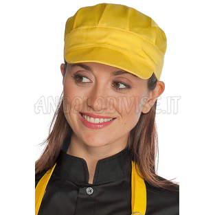 ISACCO CAPPELLO SAM GIALLO 65% POLYESTER  35% COTTON