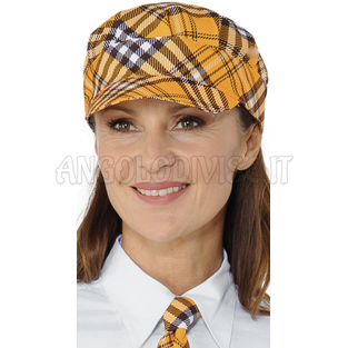 ISACCO CAPPELLO SAM TARTAN 413 100 % POLYESTER