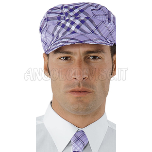 ISACCO CAPPELLO SAM TARTAN 427 100 % POLYESTER