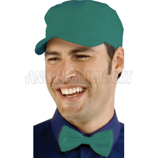 ISACCO CAPPELLO SAM VERDE 65% POLYESTER  35% COTTON