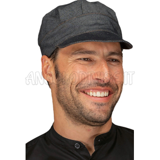 ISACCO CAPPELLO SAM BLACK JEANS 100 % COTTON