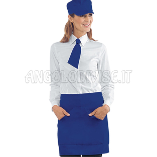 ISACCO GREMBIULE ORLEANS BLU CINA 100 % POLYESTER