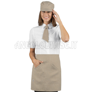 ISACCO GREMBIULE ORLEANS NATURAL 100 % POLYESTER