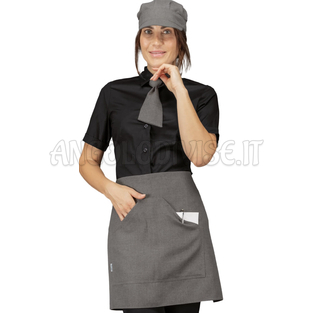 ISACCO GREMBIULE ORLEANS SMOKE 100 % POLYESTER