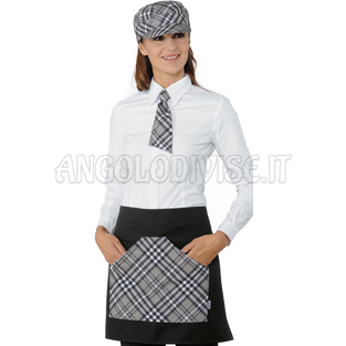 ISACCO GREMBIULE ORLEANS TARTAN 412 100 % POLYESTER