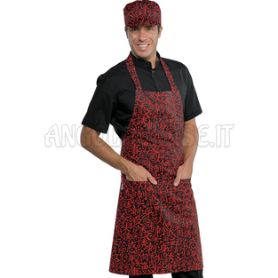ISACCO GREMBIULE PETTORINA 70X90 SUSHI 07 100 % COTTON