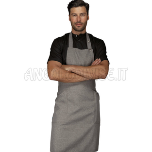 ISACCO GREMBIULE CHAMPAGNE SMOKE 100 % POLYESTER