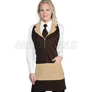 ISACCO MADEIRA CON ZIP MORO/BISCOTTO 100 % POLYESTER