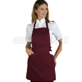 ISACCO GREMBIULE ISCHIA BORDEAUX 100 % POLYESTER