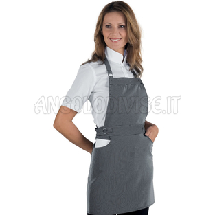 ISACCO GREMBIULE ISCHIA GESSATO 100 % POLYESTER