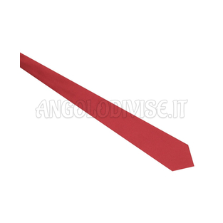 ISACCO CRAVATTA ROSSO 100 % POLYESTER