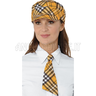 ISACCO CRAVATTINO TARTAN 413 100 % POLYESTER