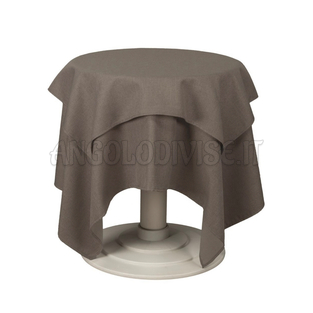 ISACCO Tovaglia ELEGANCE  71 x 71 cm SMOKE