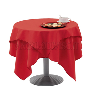 ISACCO Tovaglia ELEGANCE  136 x 136 cm ROSSO