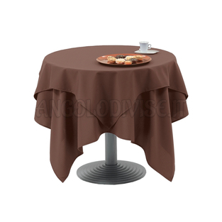 ISACCO Tovaglia ELEGANCE  116 x 116 cm CACAO