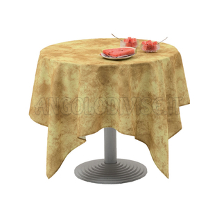 ISACCO Tovaglia ORCHIDEA ANTIMACCHIA  136 x 136 cm COLORE PAS202