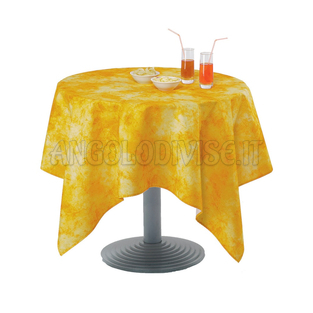 ISACCO Tovaglia ORCHIDEA ANTIMACCHIA  146 x 146 cm COLORE MAL113