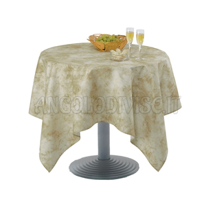 ISACCO Tovaglia ORCHIDEA ANTIMACCHIA  146 x 146 cm COLORE MAL115