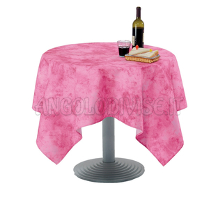 ISACCO Tovaglia ORCHIDEA ANTIMACCHIA  136 x 136 cm COLORE MAL186