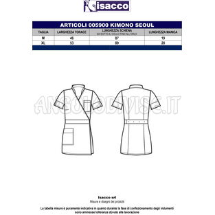 ISACCO KIMONO SEOUL CACAO+BISCOTTO 65% POLYESTER  35% COTTON