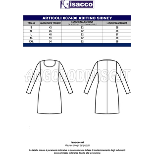 ISACCO ABITINO SIDNEY JERSEY MILANO BLU 96% POLYESTER 4% SPANDEX
