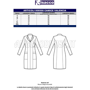 ISACCO CASACCA COIMBRA BOHEME BIANCO 100% POLYESTER BOHÉME