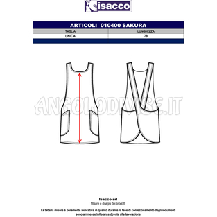 ISACCO SAKURA NATURAL 100 % POLYESTER