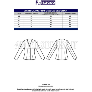 ISACCO GIACCA DEBORAH CREME 100 % POLYESTER