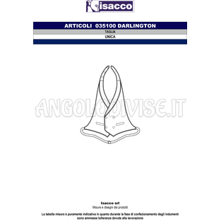 ISACCO DARLINGTON NERO 100 % POLYESTER