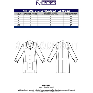 ISACCO CASACCA PASADENA M/M PIED DE POULE 100 % COTTON