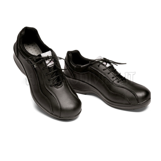 ISACCO SCARPA DONNA CON LACCI NERO