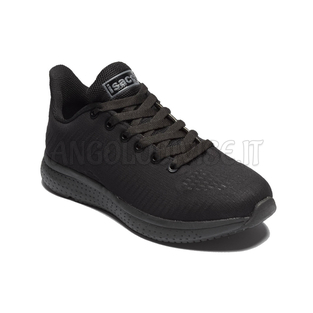 ISACCO SCARPA SNEAKER KING UNISEX ULTRALIGHT TOTAL BLACK