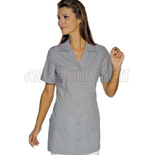 ISACCO CASACCA MARBELLA M/M GRIGIO 65% POLYESTER  35% COTTON