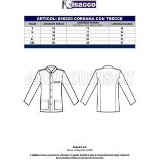 ISACCO COREANA CON TRECCE CREME 100 % POLYESTER
