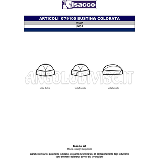 ISACCO BUSTINA GESSATO 100 % POLYESTER