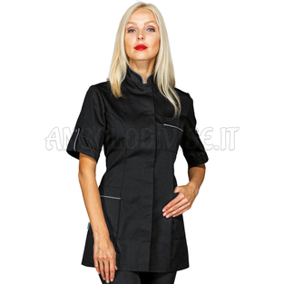 ISACCO CASACCA ANTIGUA M/M NERO + CODINO GRIGIO 65% POLYESTER  35% COTTON