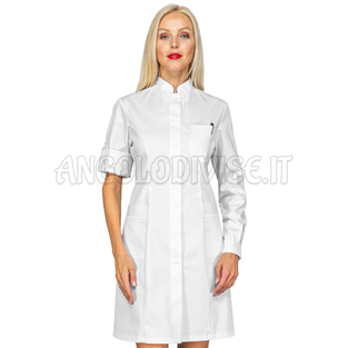 ISACCO CAMICE VENEZIA BIANCO 65% POLYESTER  35% COTTON