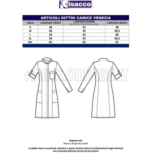 ISACCO CASACCA ANTIGUA NERO + CODINO GRIGIO 65% POLYESTER  35% COTTON