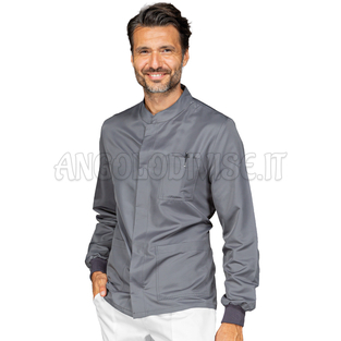 ISACCO CASACCA CORFU' SUPERDRY POLSO IN MAGLIA GRIGIO 100% POLYESTER  SUPERDRY MICROFIBRA