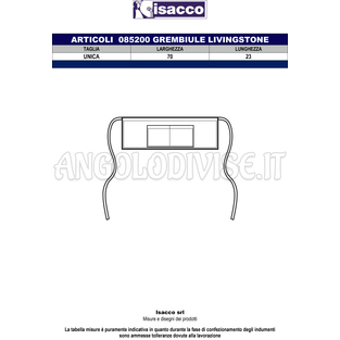 ISACCO LIVINGSTON NERO 65% POLYESTER  35% COTTON
