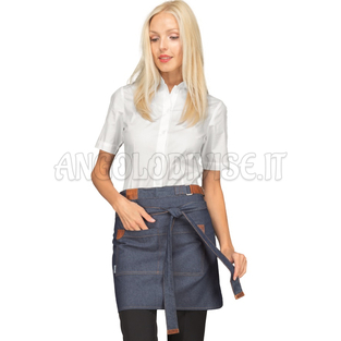 ISACCO GREMBIULE MICHIGAN JEANS 100 % COTTON