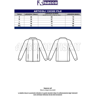 ISACCO PILE BIANCO 100 % POLYESTER