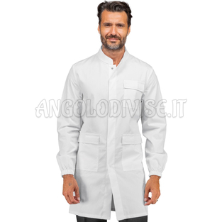 ISACCO CAMICE UNISEX ANTIACIDO CERTIFICATO CE 65% POLYESTER  35% COTTON