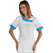 ISACCO CASACCA DELHI BIANCO+TURCHESE 65% POLYESTER  35% COTTON