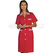 ISACCO CAMICE POSITANO M/M ROSSO+R.ROSSA 65% POLYESTER  35% COTTON