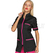ISACCO CASACCA FLORIDA BOHEME NERO + FUCSIA 100% POLYESTER BOHÉME
