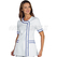 ISACCO CASACCA BRASILIA BIANCO+BLU CINA 65% POLYESTER  35% COTTON