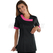 ISACCO CASACCA DELHI NERO+FUXIA 65% POLYESTER  35% COTTON